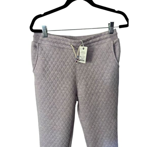 NWT NEW Marine Layer Corbet Lavender Quilted Drawstring Joggers Size S - Picture 4 of 16